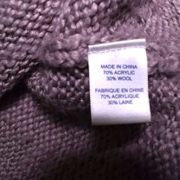 Splendid Wool Blend Knit Sweater Sz Small Slouchy Cowl Neck Short Sleeve - Picture 9 of 10